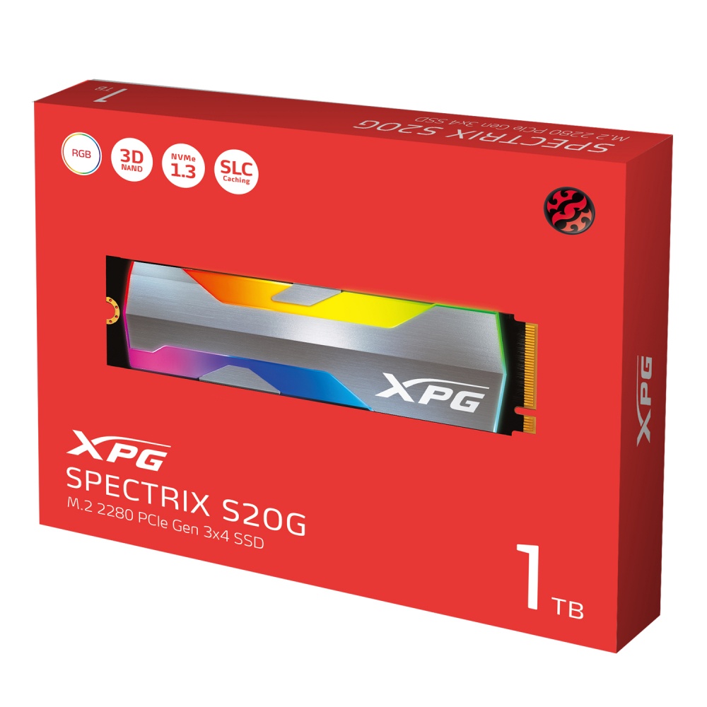 SSD XPG SPECTRIX S20G 500GB PCI Express 3.0 M.2