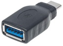 Adaptador Manhattan USB C Macho - USB A Hembra