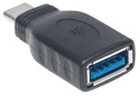 Adaptador Manhattan USB C Macho - USB A Hembra