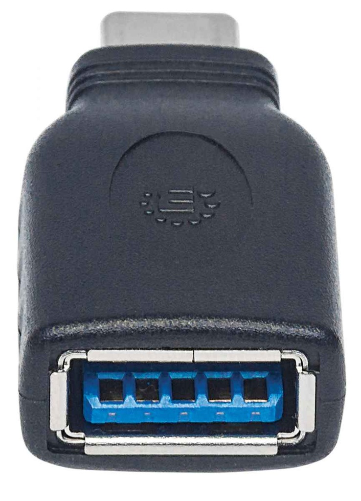 Adaptador Manhattan USB C Macho - USB A Hembra