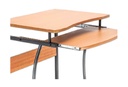 Escritorio compacto con bandeja deslizable para teclado 207812 manhattan -