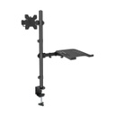 Soporte Para Escritorio Combinado Manhattan Con Brazo Para Monitor Y Soporte Para Laptop