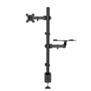 Soporte Para Escritorio Combinado Manhattan Con Brazo Para Monitor Y Soporte Para Laptop