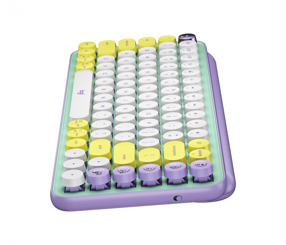 Teclado Mecánico Inalámbrico Logitech Pop Keys Daydream Bluetooth Ingles
