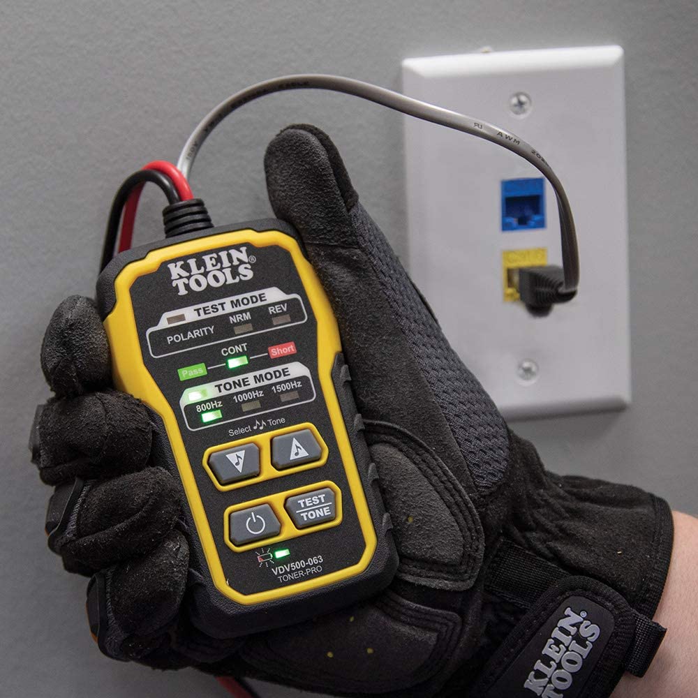 Cable Tracer con Sonda Tone Pro Kit para Teléfono Klein Tools VDV500-820 Internet, Video, Datos y Comunicaciones Cables