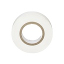 Cinta Eléctrica para Aislar de PVC Uso General Grosor de 0.18mm 7 mil Ancho de 19mm y 20.12m de Largo Color Blanco