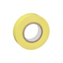Cinta Eléctrica para Aislar de PVC Uso General Grosor de 0.18mm (7 mil) Ancho de 19mm y 20.12m de Largo Color Amarillo
