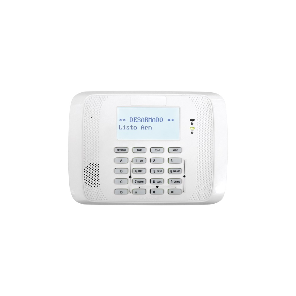 Teclado Programador con Receptor Honeywell Inalámbrico 6162-RF Blanco