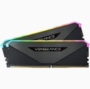 Kit Memoria RAM 2x8GB Corsair Vengeance RGB RT Black DDR4 3600MHz 16GB CL18 XMP