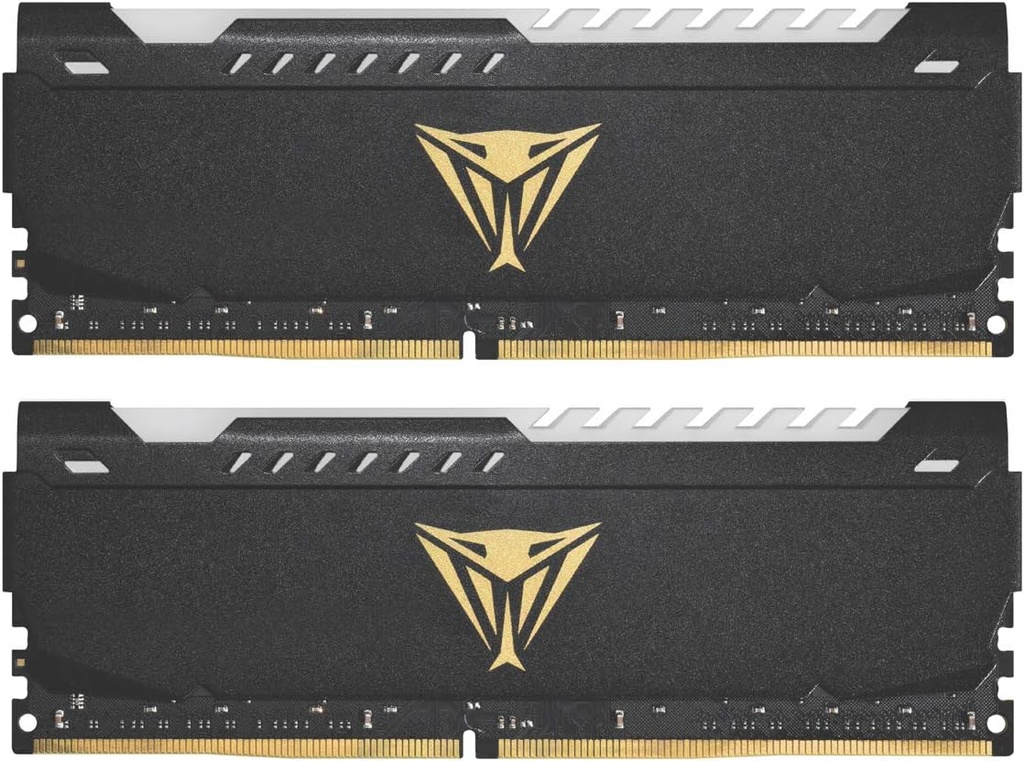 Memoria RAM Patriot Viper Steel RGB DDR4, 3200MHz 64GB 2x32GB Non-ECC CL18 XMP