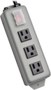 Barra De Contactos Tripp Lite Waber Industrial 3 Tomacorrientes 2.74m Clavija NEMA 5-15P Protector De Switch