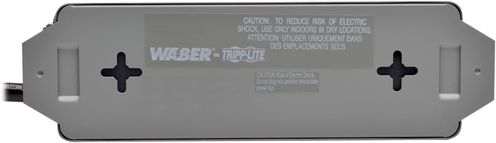 Barra De Contactos Tripp Lite Waber Industrial 3 Tomacorrientes 2.74m Clavija NEMA 5-15P Protector De Switch