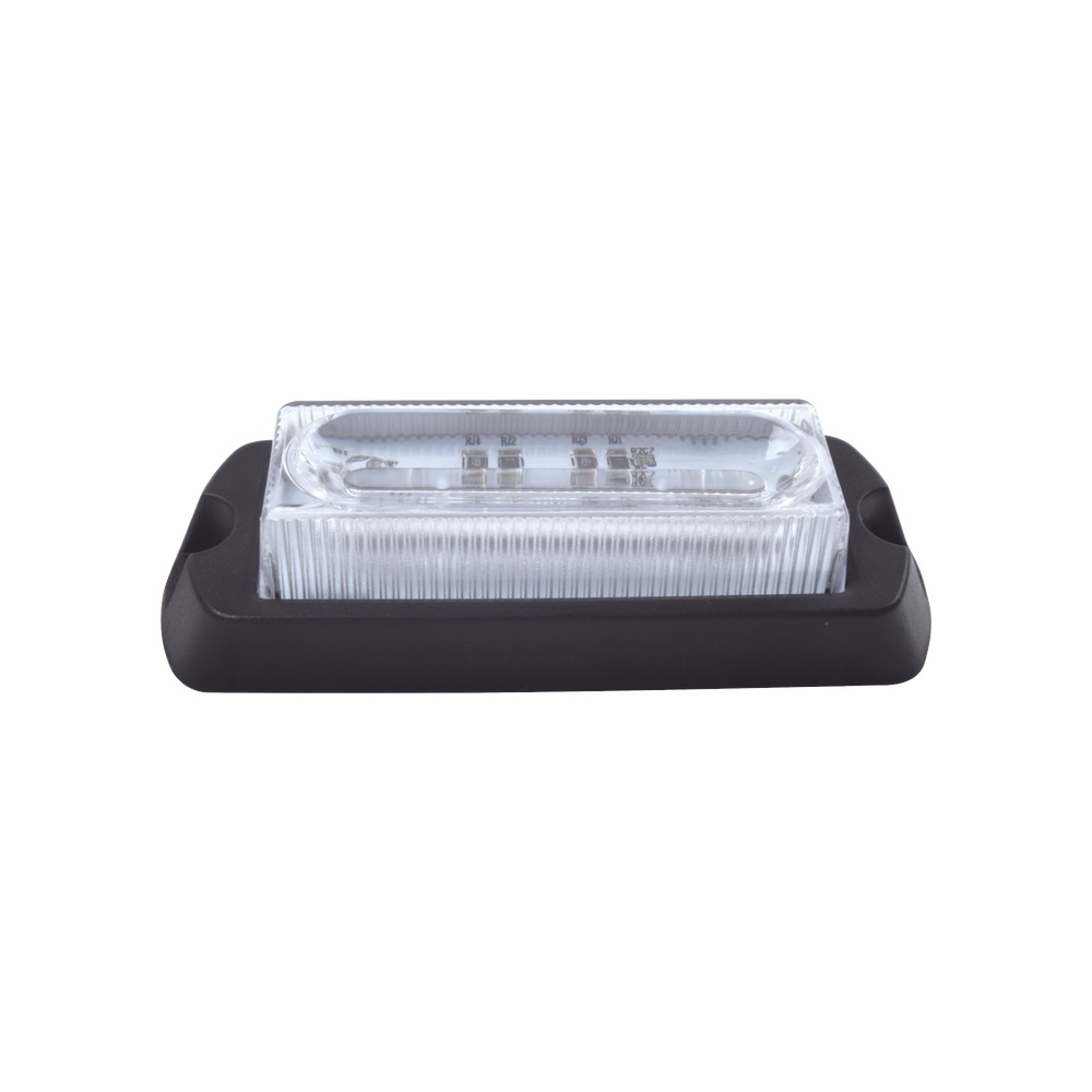 Luz Auxiliar Ultra Brillante Epcom X13 De 4 LEDs Color Rojo Con Mica Transparente