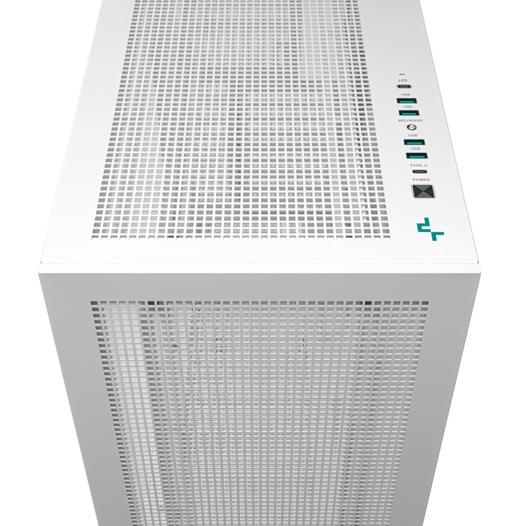 Gabinete DeepCool con Ventana Morpheus WH Tower Mini-ITX/Micro-ATX/ATX/EATX USB 3.0 Sin Fuente 1 Ventilador Instalado