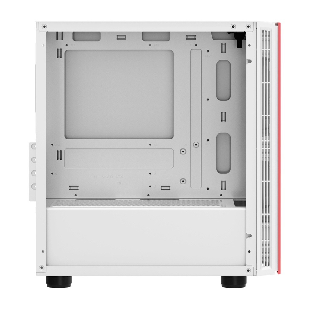 Gabinete Ocelot Gaming Hanami 1 Con Ventana Midi-Tower Micro-ATX/Mini-ITX USB 3.0/2.0 Sin Fuente Sin Ventiladores Instalados