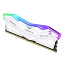 Kit Memoria RAM Team Group T-Force Delta White RGB DDR5 DDR5 6000MHz 32GB 2x 16GB CL38 XMP