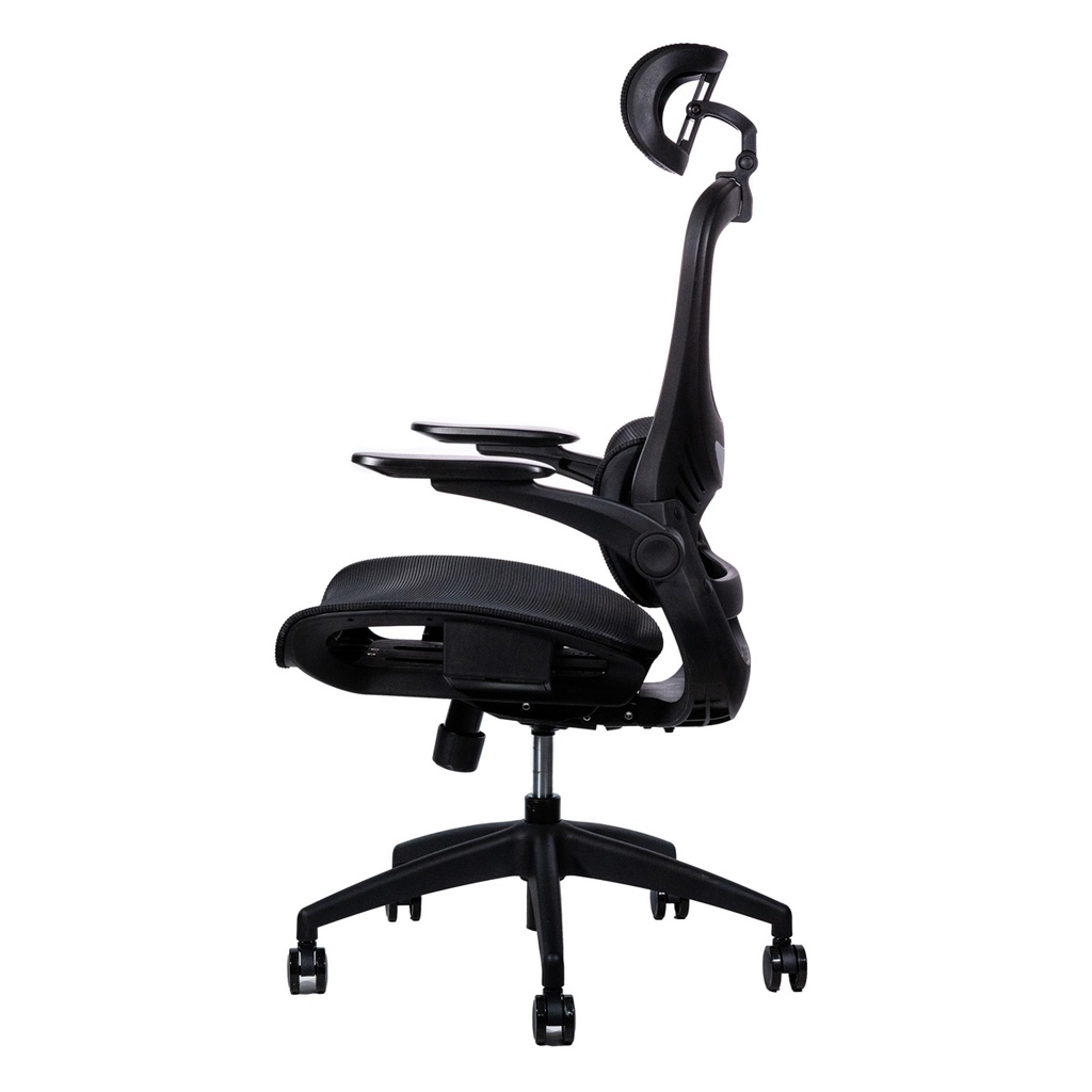 Silla Ergonomica Ejecutiva Naceb NA-09S3 Malla Con Soporte Lumbar Con Descansabrazos 