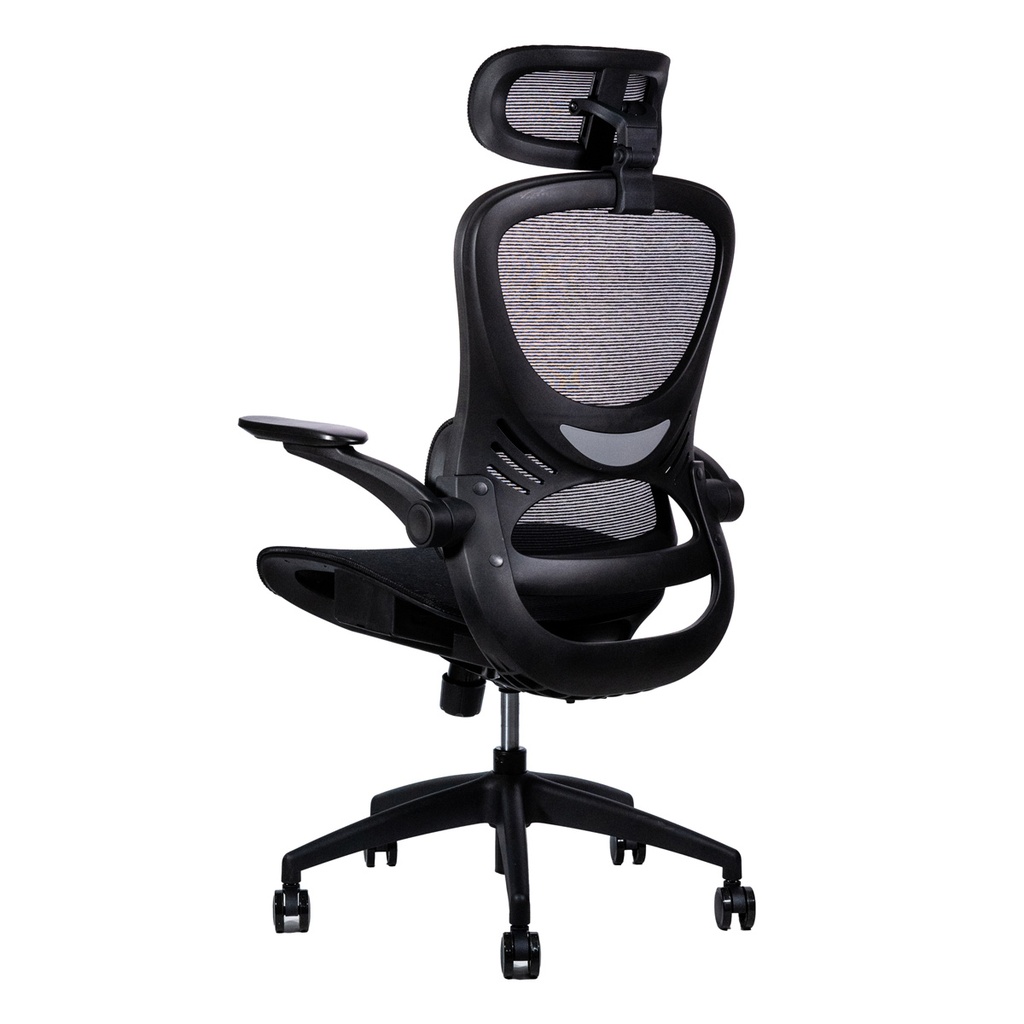 Silla Ergonomica Ejecutiva Naceb NA-09S3 Malla Con Soporte Lumbar Con Descansabrazos 