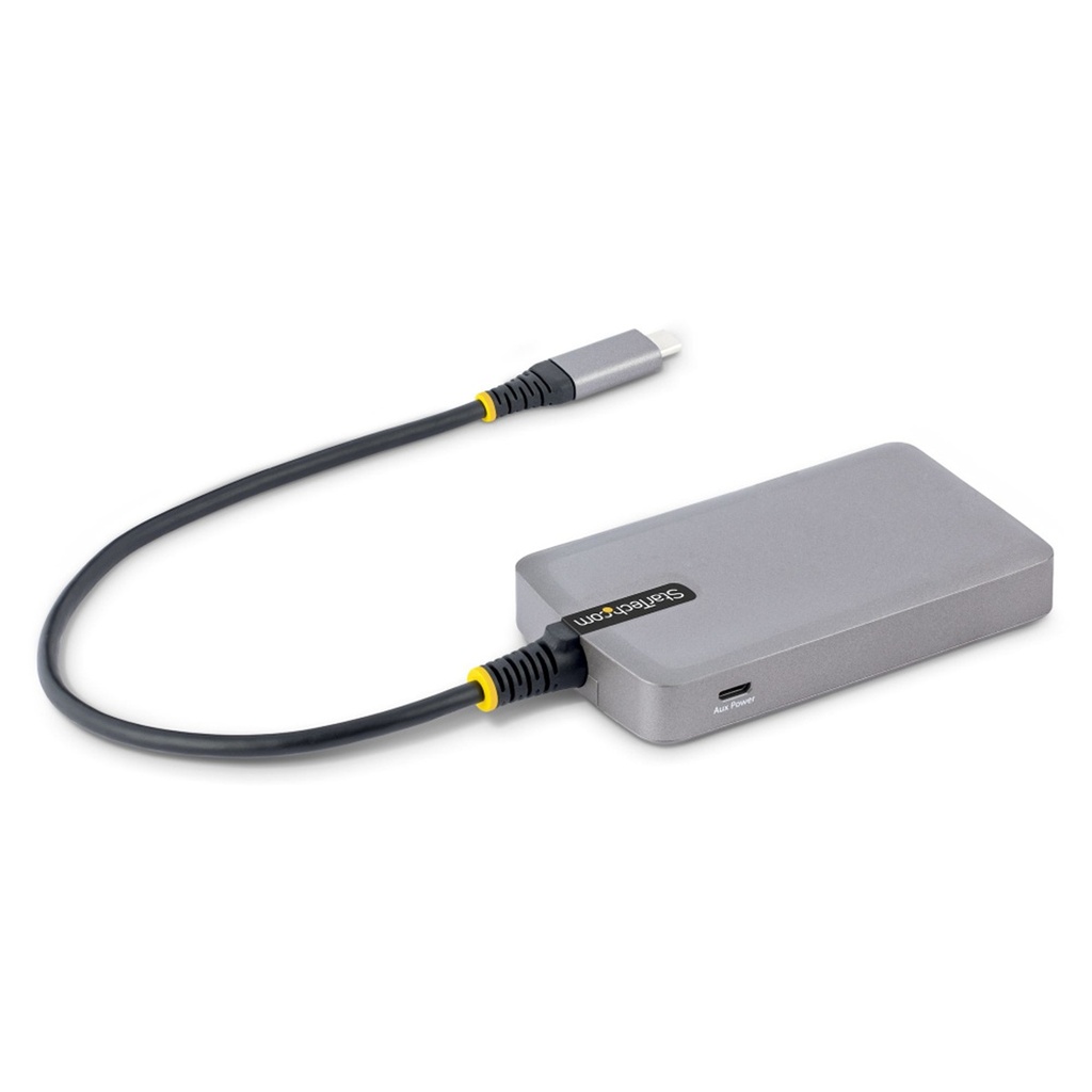 Hub USB StarTech 5G3AGBB-USB-C-HUB USB C - 3x USB 3.0 1x RJ-45 5000 Mbit/s