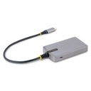 Hub USB StarTech 5G3AGBB-USB-C-HUB USB C - 3x USB 3.0 1x RJ-45 5000 Mbit/s