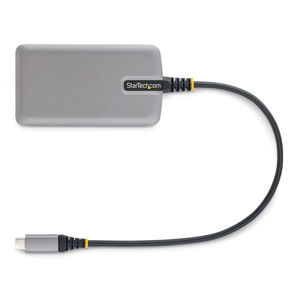 Hub USB StarTech 5G3AGBB-USB-C-HUB USB C - 3x USB 3.0 1x RJ-45 5000 Mbit/s