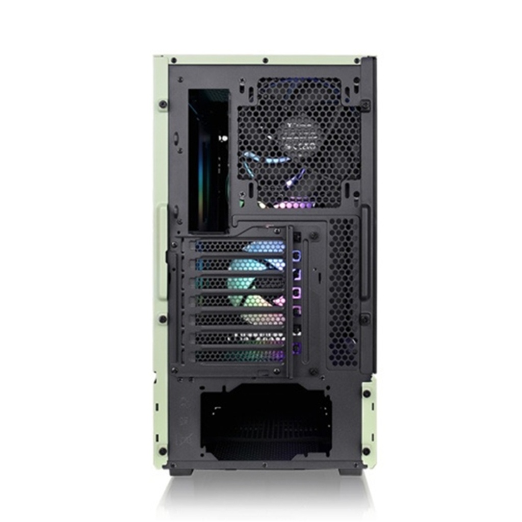 Gabinete Thermaltake Ceres 300 TG ARGB Matcha Green Midi-Tower ATX/EATX/Micro-ATX/Mini-ITX USB 3.0 sin Fuente 3 Ventiladores Instalados