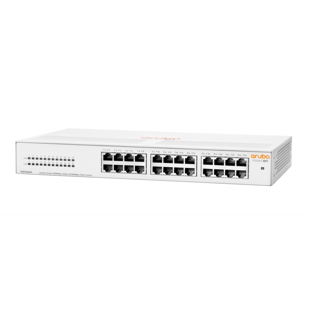 Switch HPE Instant On Gigabit Ethernet 1430 24G 24 Puertos 10/100/1000Mbps 48 Gbit/s 8.192 Entradas No Administrable 