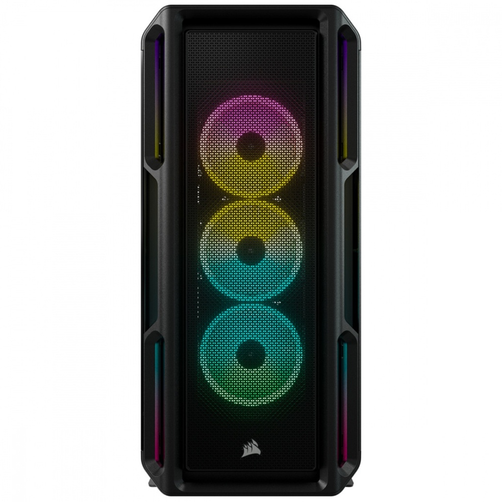 Gabinete corsair cue 5000t negro semi-torre atx cristal templado