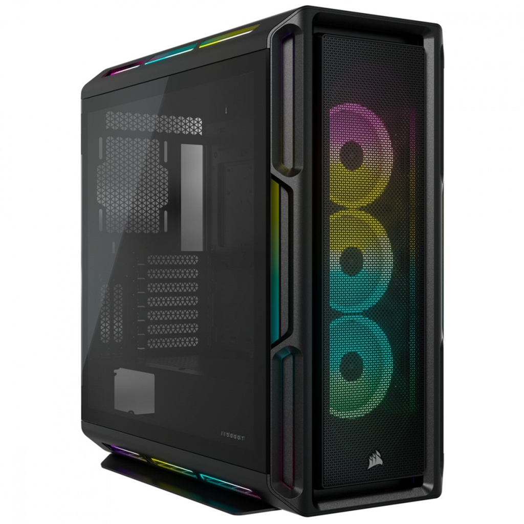 Gabinete corsair cue 5000t negro semi-torre atx cristal templado
