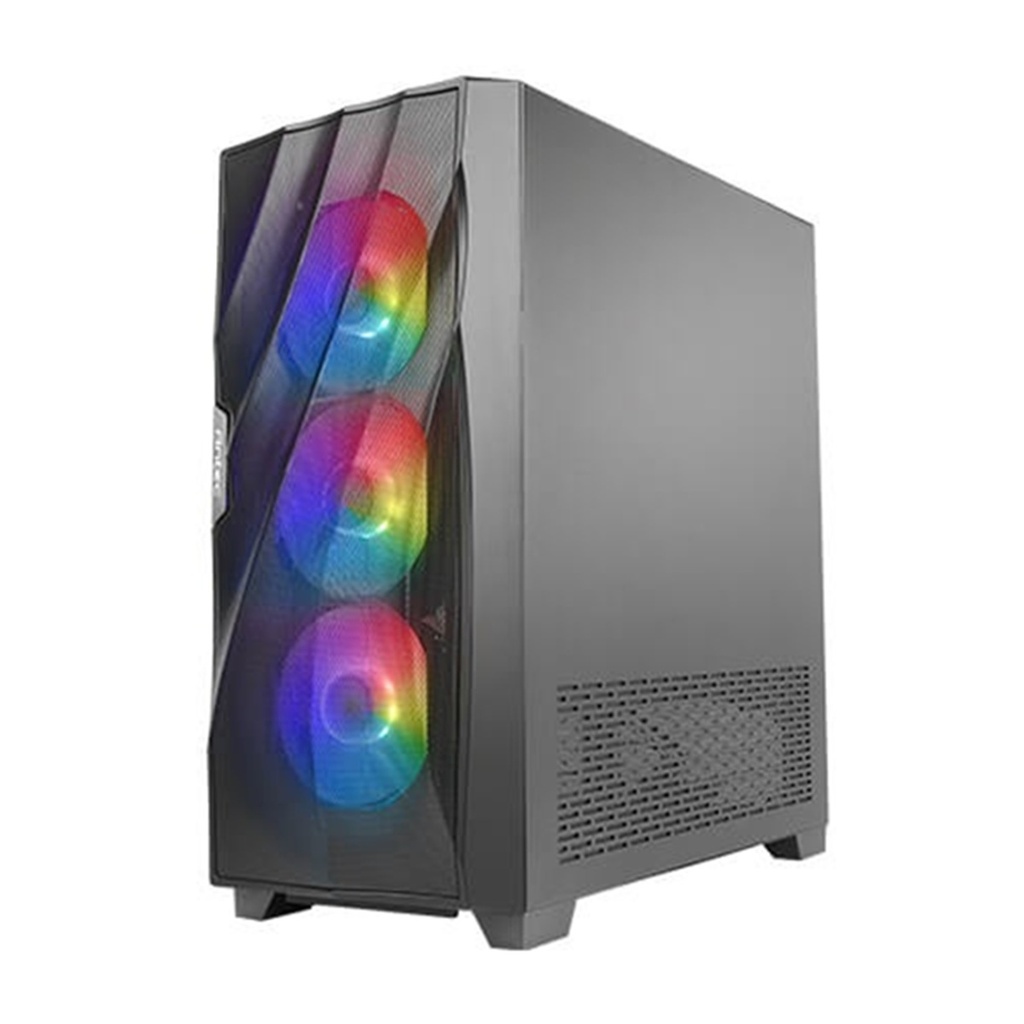 Gabinete Antec DF700 Flux con Ventana RGB Midi-Tower ATX/micro ATX/Mini-ITX USB 3.0 Sin Fuente 5 Ventiladores RGB Instalados