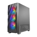 Gabinete Antec DF700 Flux con Ventana RGB Midi-Tower ATX/micro ATX/Mini-ITX USB 3.0 Sin Fuente 5 Ventiladores RGB Instalados