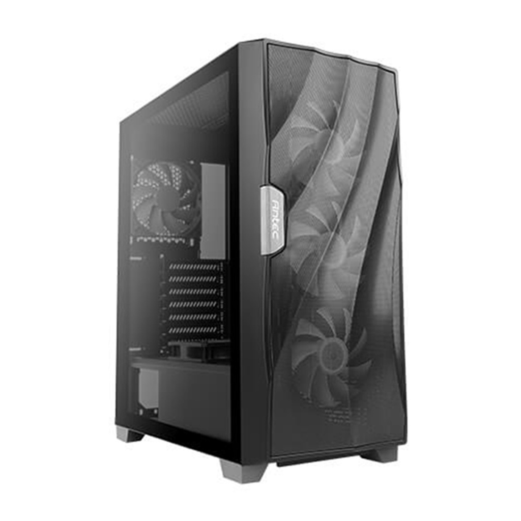 Gabinete Antec DF700 Flux con Ventana RGB Midi-Tower ATX/micro ATX/Mini-ITX USB 3.0 Sin Fuente 5 Ventiladores RGB Instalados