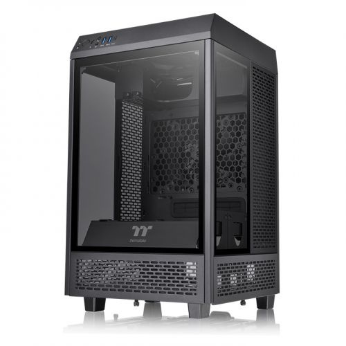 Gabinete thermaltake the tower 100 black ca-1r3-00s1wn-00 - color negro