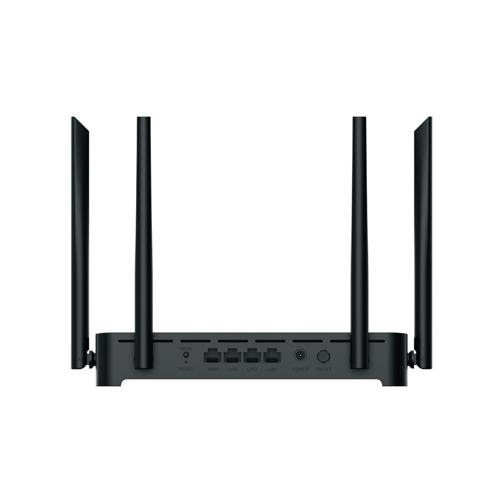 Netis Router NX31 Wi-Fi 6E 4x RJ-45 2402 Mbit/s WLAN Inalámbrico Doble Banda 2.4/5 GHz 4 Antenas Externas 5 dBi 