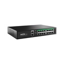 Switch POE Netis P116GC 16 Puertos POE 2 Uplink 240W 1000 Mbps No Administrable
