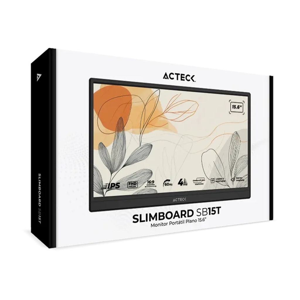Monitor Portátil Acteck Slimboard SB15T LED 15.6" Full HD FreeSync 60Hz HDMI Bocinas Integradas