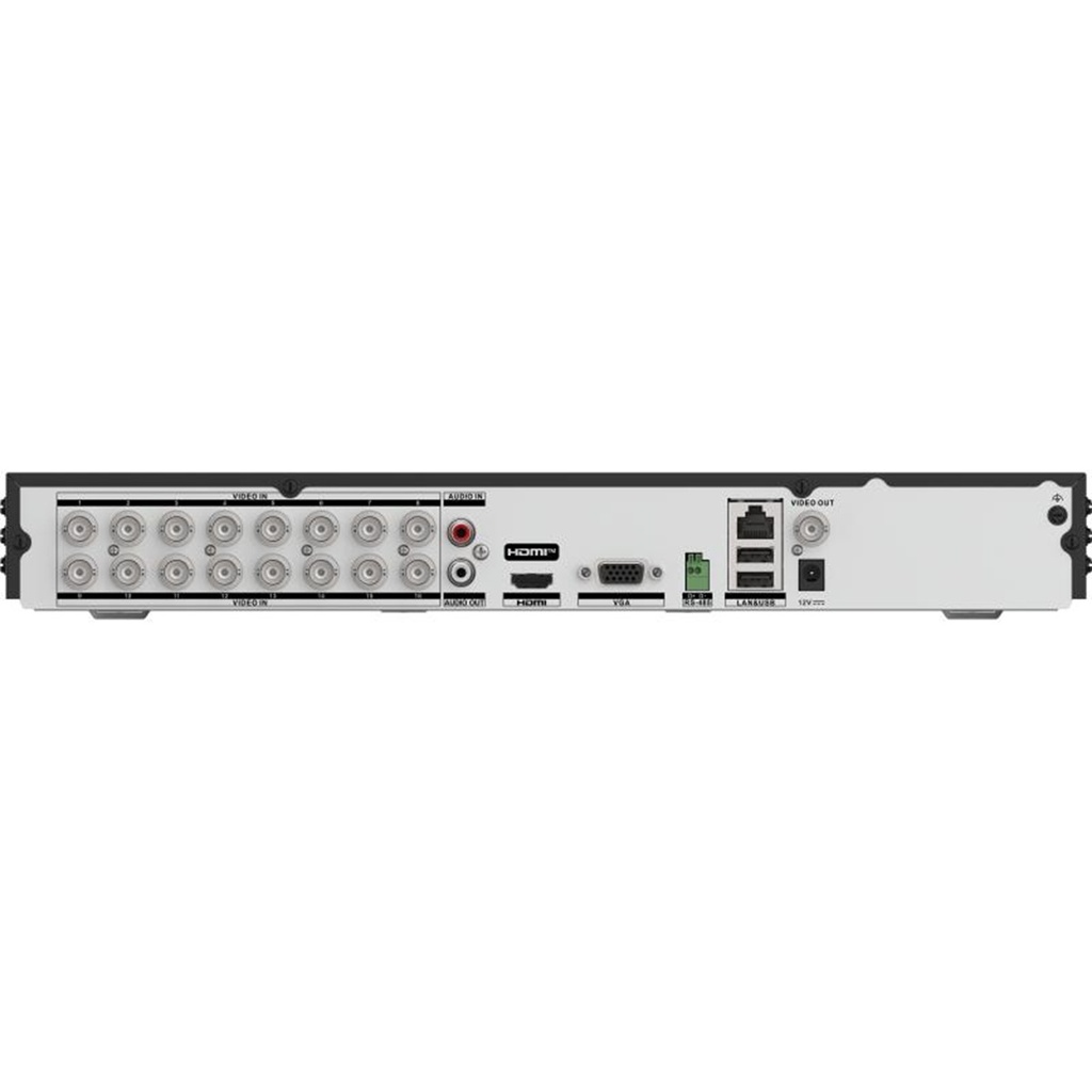 DVR 16 Canales Hikvision iDS-7216HUHI-M2/XT Para 2 Discos Duros máx. 10TB 1x USB 2.0 1x RJ-45
