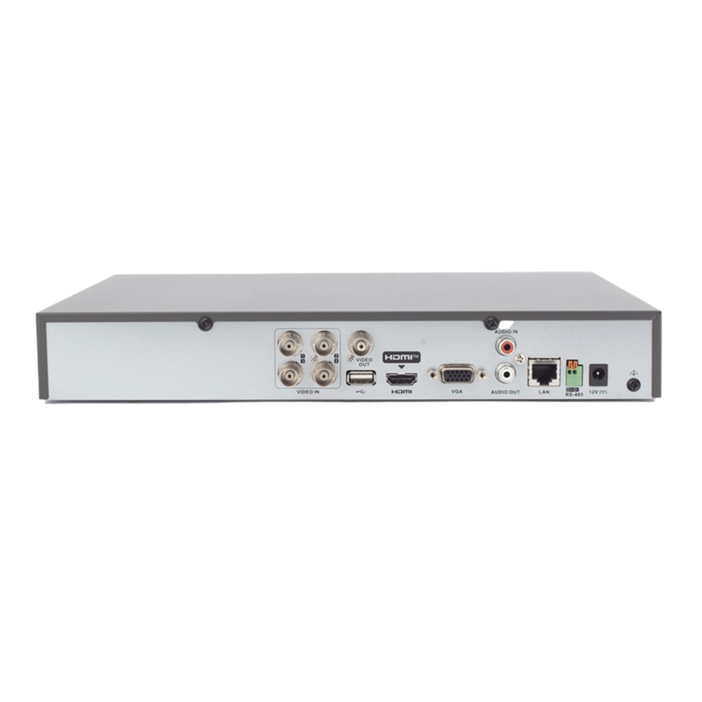 DVR 4 Canales Hikvision IDS-7204HUHI-M1/XT Para 1 Discos Duros máx. 10TB 2x USB 2.0 1x RJ-45 
