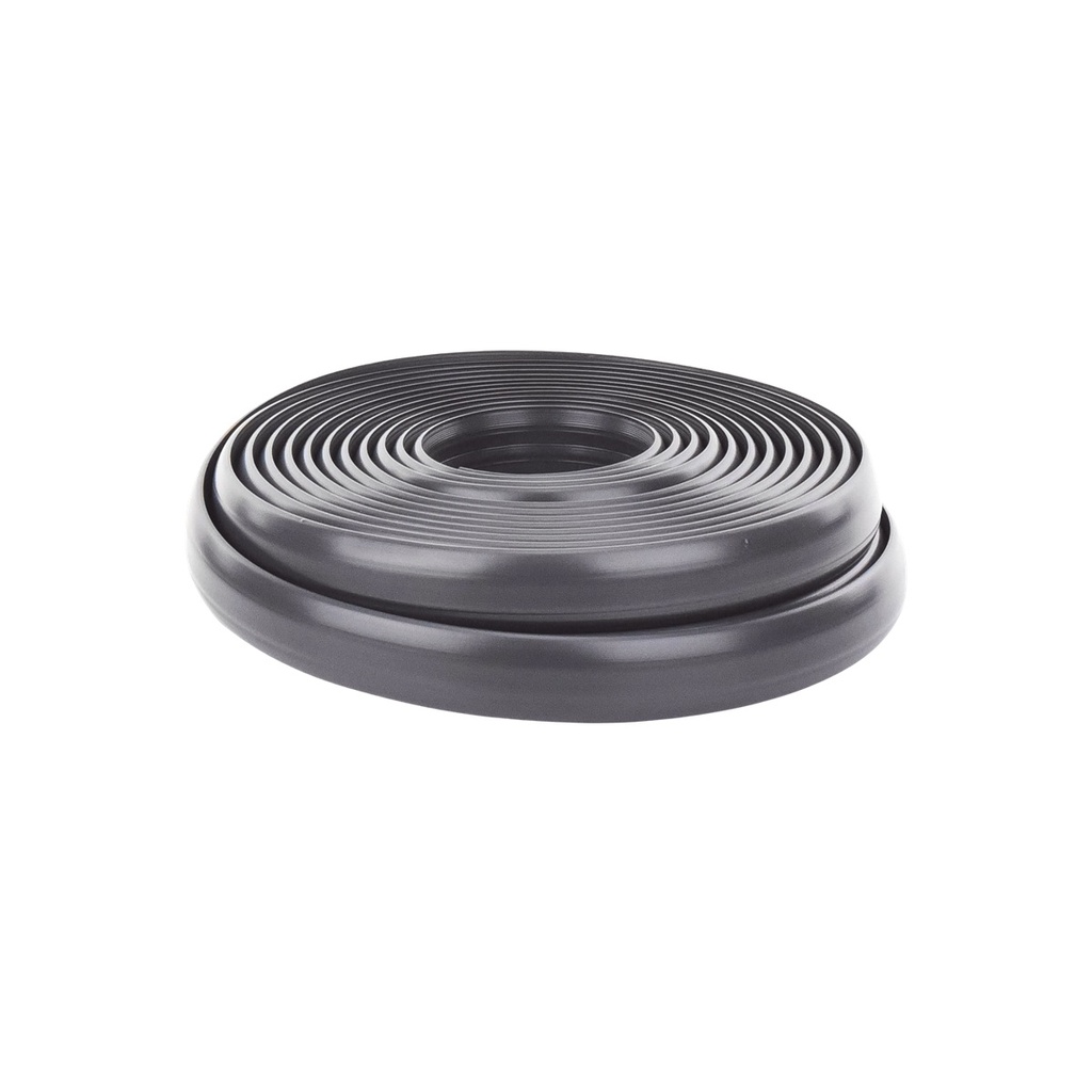 Canaleta De PVC Flexible Thorsman FLEXIDUCTHO-BK Auto Extinguible 2.5m