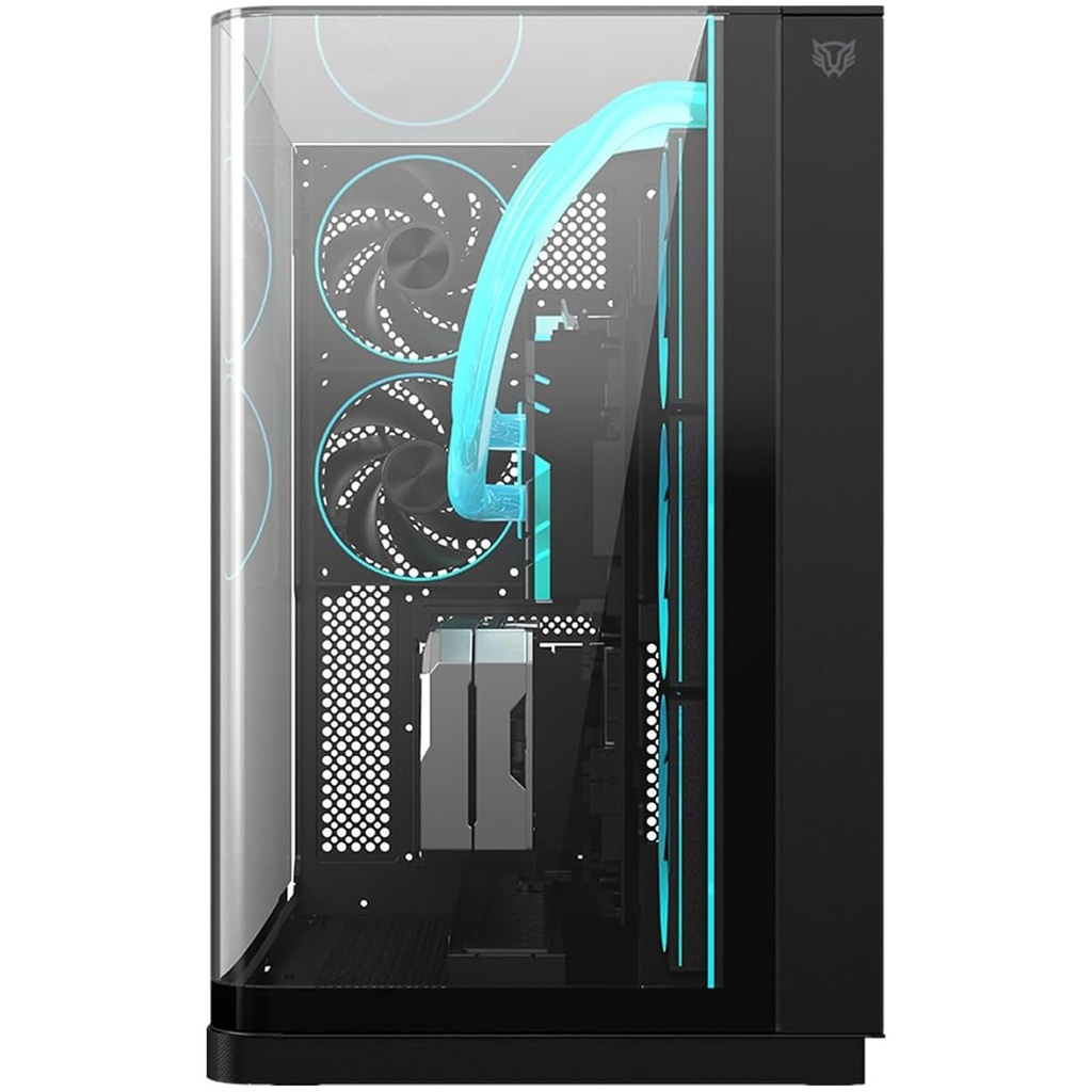 Gabinete Balam Rush Tank Expert Curve 7800 Midi-Tower ATX/Micro-ATX/ITX USB 2.0/3.0 sin Fuente 5 Ventiladores Instalados