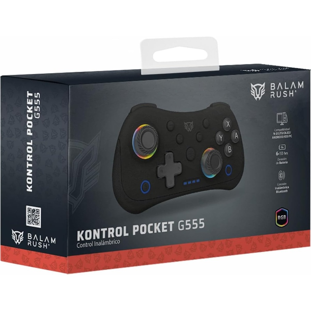Control Balam Rush Pocket G555 Azender inalámbrico Bluetooth RGB