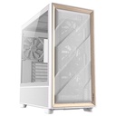 Gabinete Antec Flux White Flux Media Torre E-ATX Ventana De Cristal Con Madera Sin Fuente