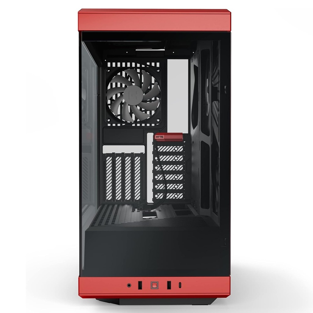 Gabinete HYTE Y40 con Ventana Midi-Tower ATX/ITX/micro-ATX USB 3.0 Sin Fuente 2 Ventiladores Instalados