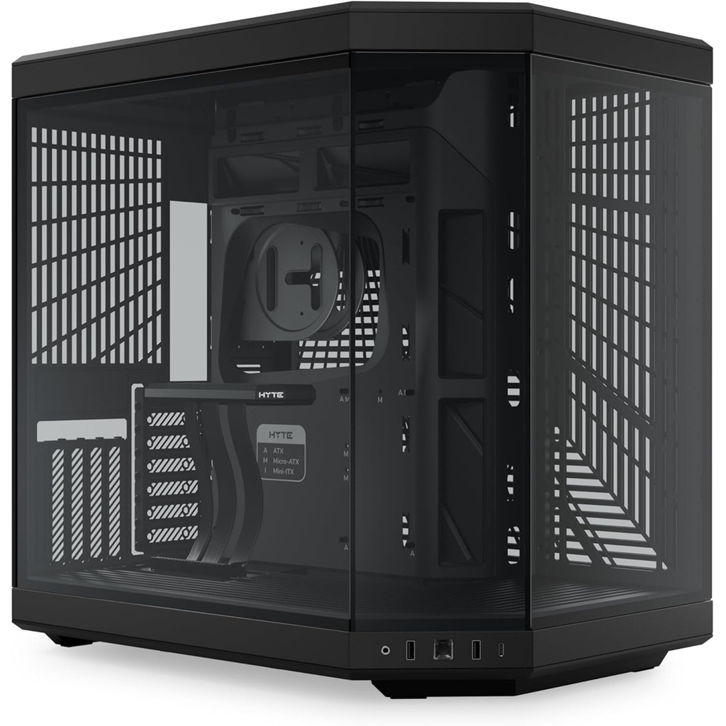 Gabinete Hyte Y70 Midi-Tower ATX/EATX/Micro-ATX/Mini-ITX USB 3.0 Sin Fuente 1 Ventilador Instalado