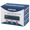 Switch Intellinet Gigabit Ethernet 530378 5 Puertos 10/100/1000Mbps 1024 Entradas No Administrable 