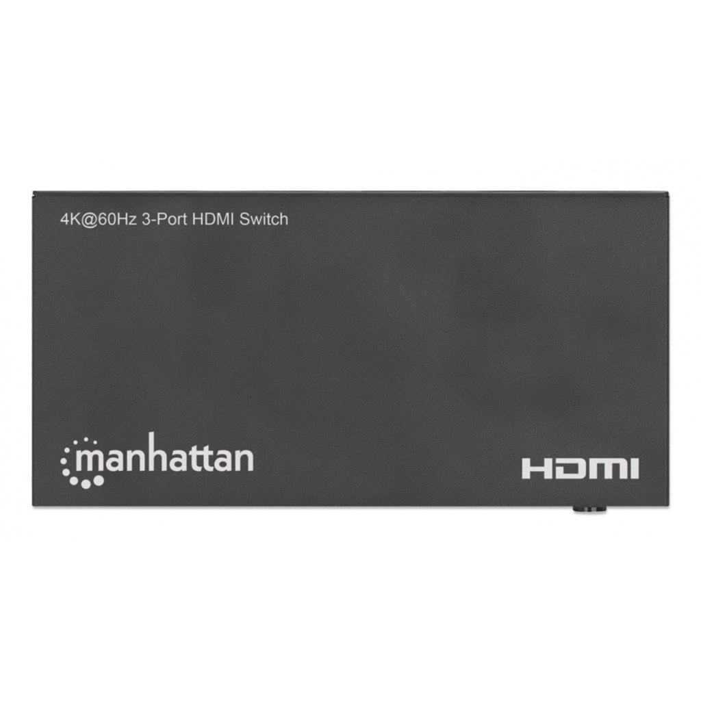 Divisor de Video HDMI Manhattan 208222 3x HDMI 3840x2160 4K 