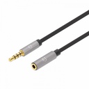 Cable Extensión Auxiliar Manhattan 356039 3.5mm Macho - 3.5mm Hembra 2 Metros