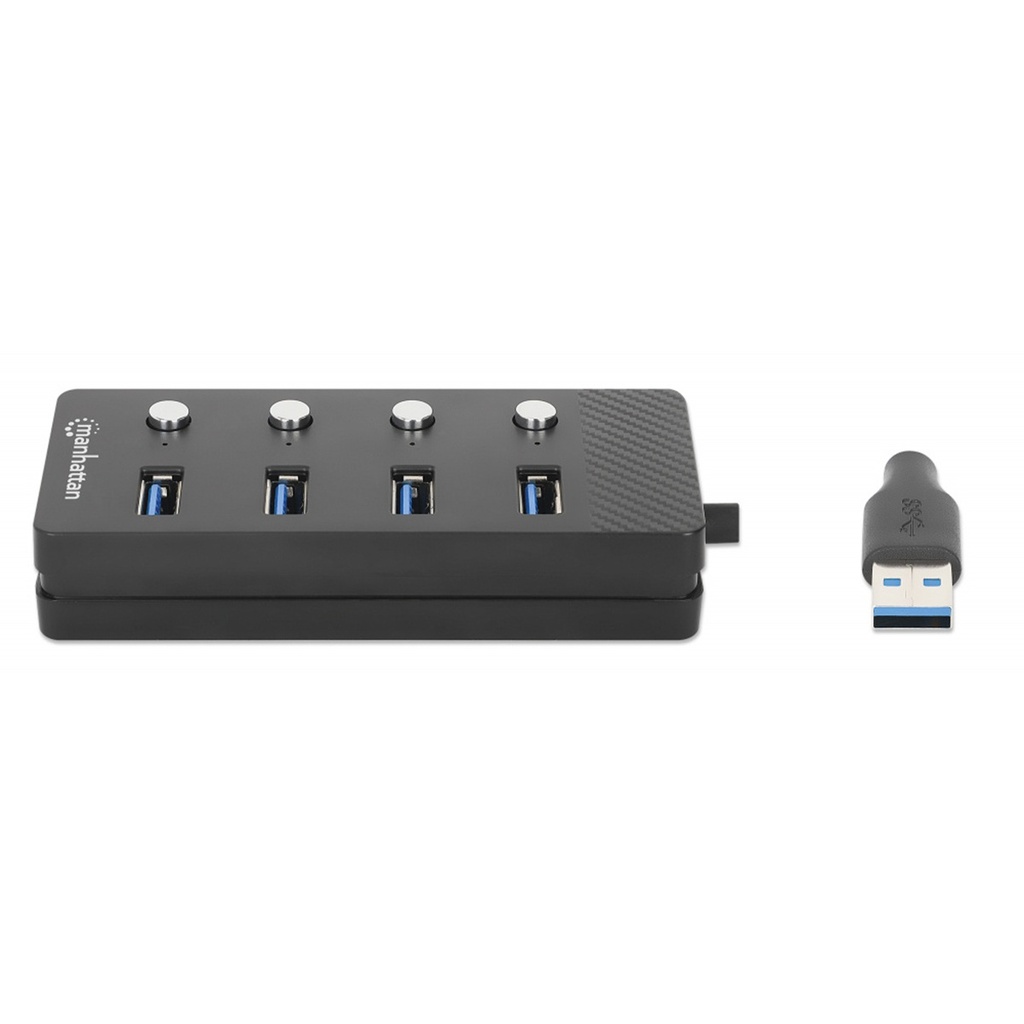Docking Station Manhattan 180887 USB A 3.1 - 4x USB A 3.1 5 Gbit/s 