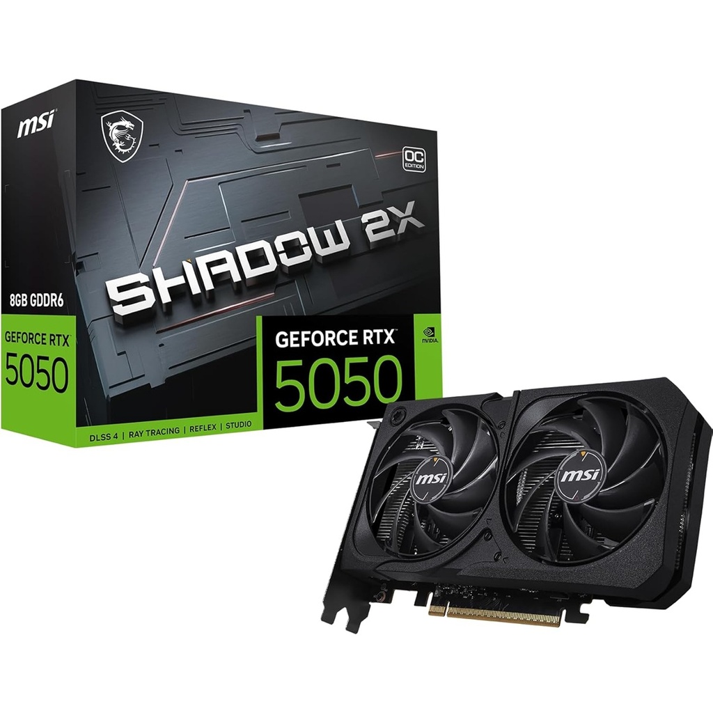 Tarjeta De Video MSI GeForce RTX 5050 8g Shadow 2x OC 8GB 128 Bit GDDR6 Pci Express 5.0