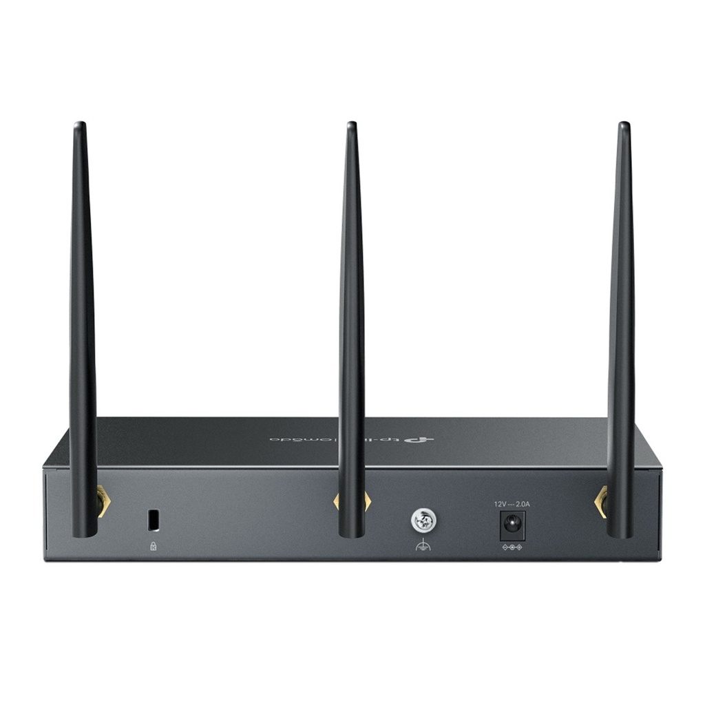 Router TP-Link Gigabit Ethernet Omada AX3000 Alámbrico 2402 Mbit/s 2.4GHz con 3 Antenas Externas de 3.4dBi 